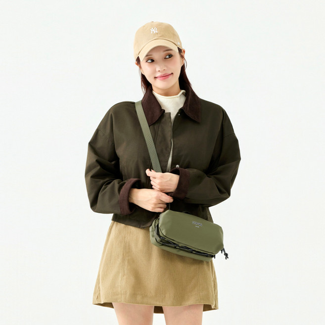 스태슈 유럽여행 도난방지 크로스백 RFID차단 절단방지 방검 가방 미니 슬링백