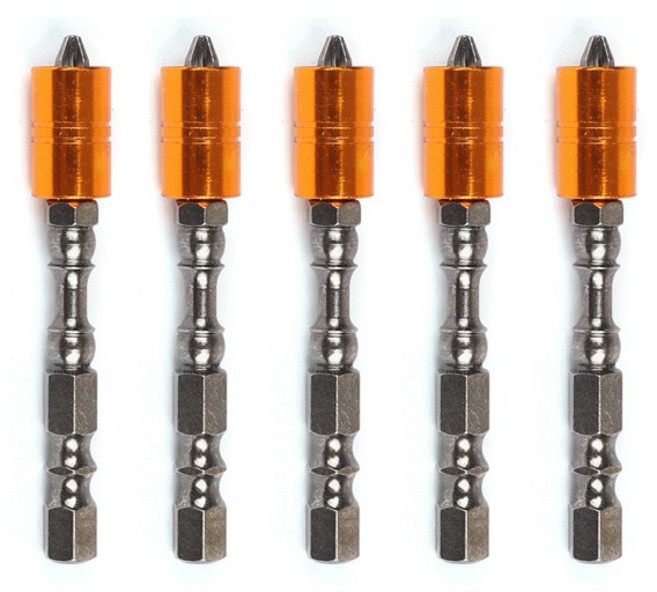 공구랜드 십자드라이버비트 세트 묶음 토션비트 자화기포함 마그네틱, 3.육각자루65mm, 5개