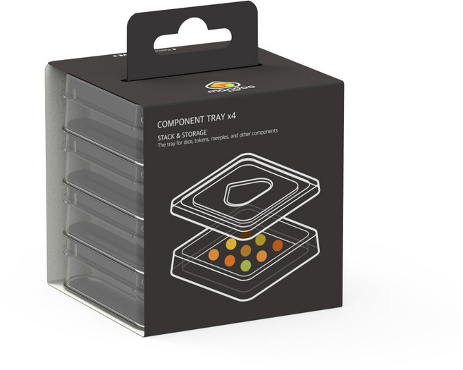 컴포넌트 트레이 구성물 보관 보드게임 정리함, 1개