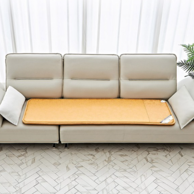 국내제작 도톰따뜻 거실 4인용 소파 전기방석 시트 전자파차단 온도조절 안전한 의자 쇼파 대형 전기 온열시트 방석, 55x180cm 4인용