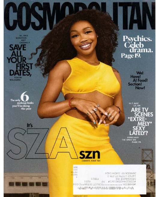 Cosmopolitan USA (여성패션잡지), Cosmopolitan USA (2021년 2월호)
