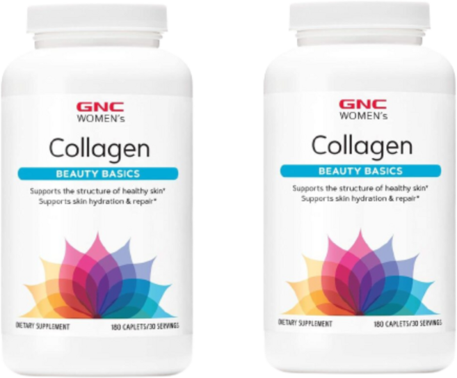 [GNC] 우먼스 콜라겐 180 캐플릿 2 SET, 180정, 2개