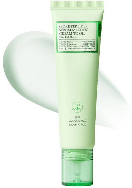 풀리 포어 펩타이드 피지 멜팅 크림 투 오일, 2개, 50ml