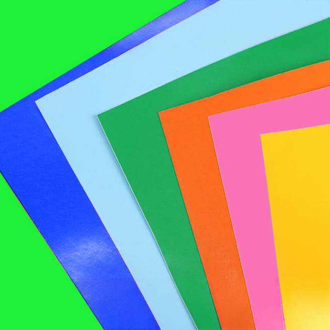 (재미스쿨) 칼라접착시트지 4절 37x50cm (옵션), 하늘, 10장