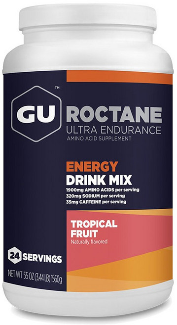 GU ENERGY Roctane 能量飲品混合熱帶水果, 1個, 1560g