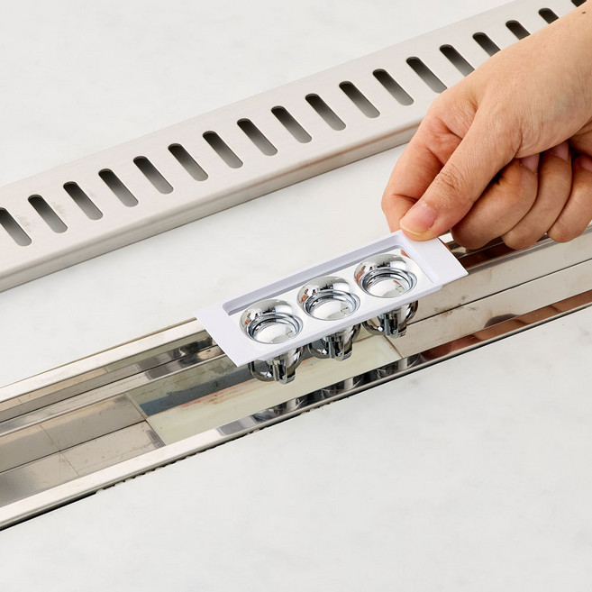 에스엠지 욕실 화장실 하수구 사각트랩 덮개, 1개