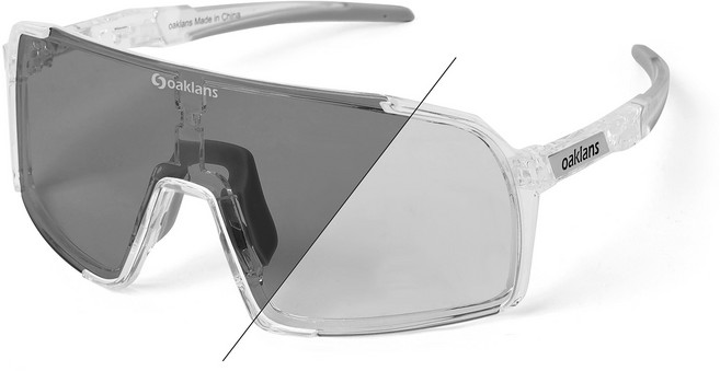 선플러스 스포츠 변색 선글라스 도수클립, SG70 C22 크리스탈/그레이변색, 1개