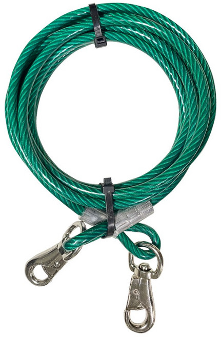 양후크와이어개줄 10mm x 5m 대형견 리드줄, 1개