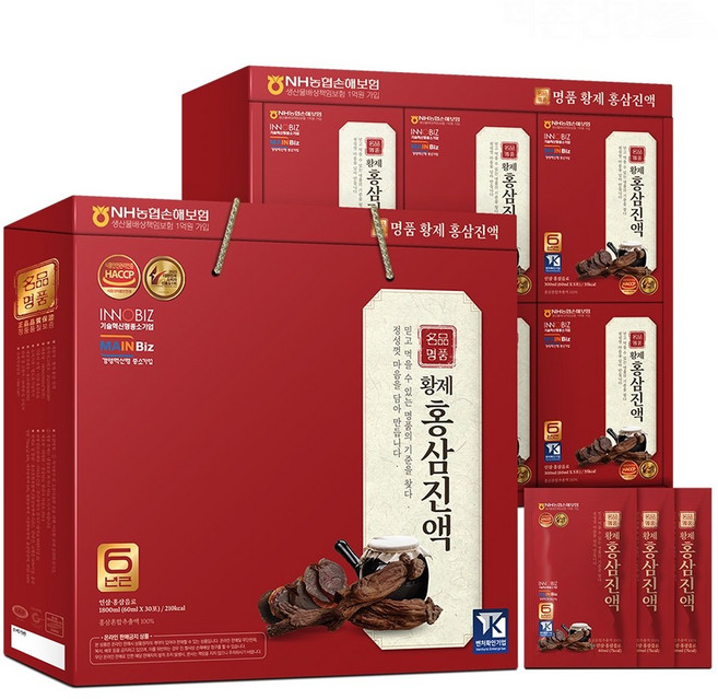 [1+1]명품황제 홍삼진액 2박스 [더존건강], 60개, 60ml