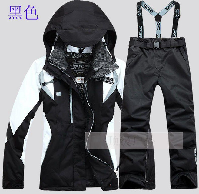 Factory Direct 2023 여성용 야외 특수 스키웨어 방수 따뜻한 스노우보드 스노보드 슈퍼 웜, 검은 양복, 1개