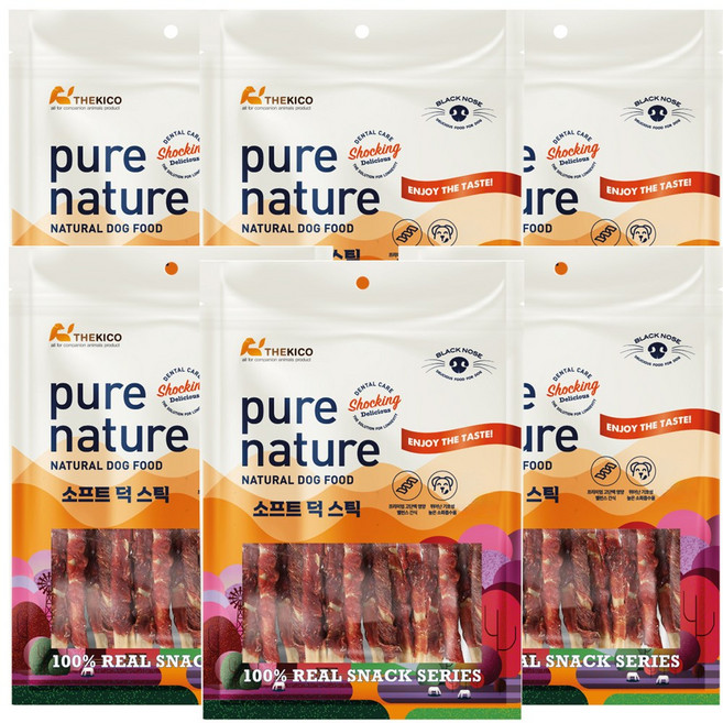 퓨어네이쳐 소프트 오리스틱 (묶음), 소프트덕스틱, 160g, 6개