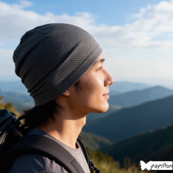빠삐용 비니 모자 여름 메쉬 통기성 남성 여성 등산 자전거