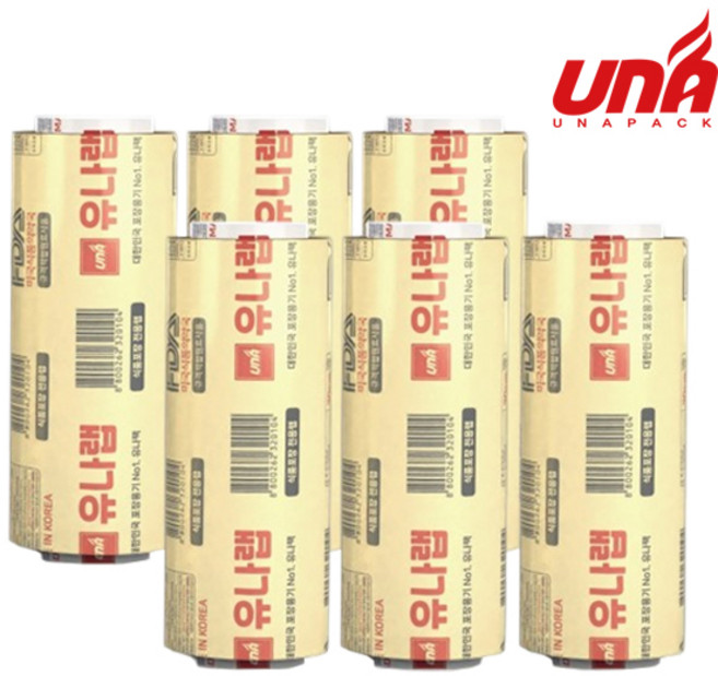 유나랩 UNA랩 30cmX500m 업소용랩, 6개, 500m