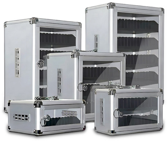 고부기 핸드폰 보관함 수거함 금욕상자 보관가방 스마트폰감옥 학교 학원 수납함 36구 48구 60구, 1개, 블랙 48구