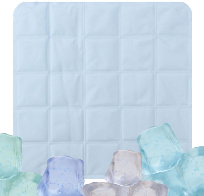 올벗쿨방석 냉매 아이스방석 여름방석 시원한겔타입방석 냉장고방석 사무용 냉각 의자 쿨방석 사무실 차량 반려동물 의자방석 아이스젤 여름 쿨방석, 블루