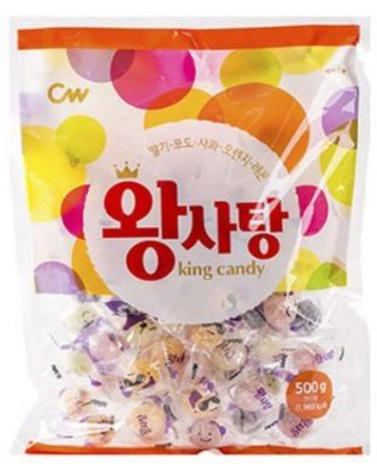 청우식품 왕사탕, 1개, 500g