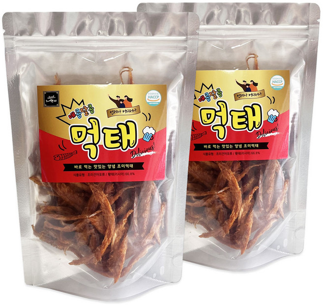 중독성 강한 양념 먹태구이 칸 매콤달콤 먹태구이, 2개, 80g