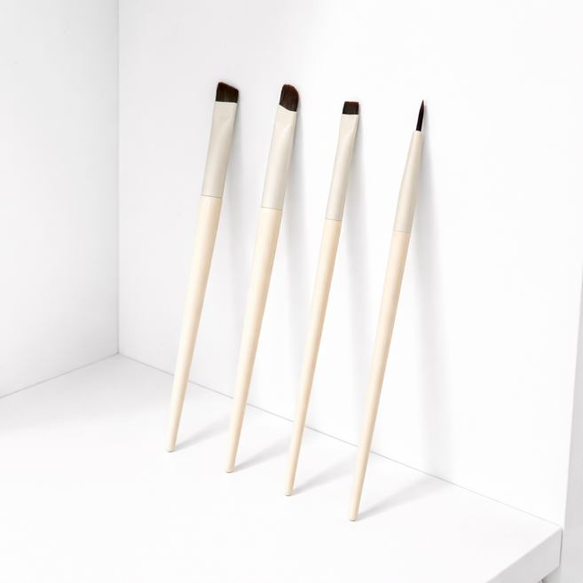 라디브 얇은 브러쉬 아이라인 브러쉬 아이라이너 브러쉬 4종세트, 1개, 베이지