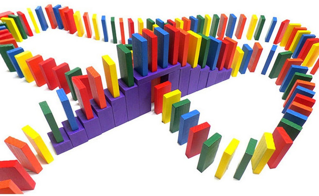 큰솔스토밍 칼라도미노 216pcs 보관함, 콩알쭈니 본상품선택, 1개