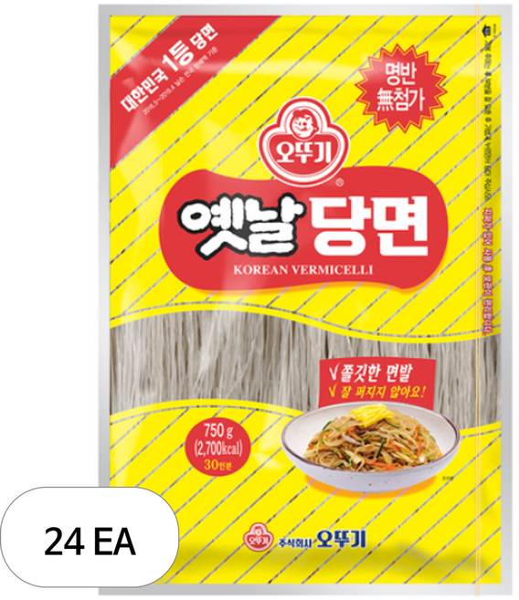 오뚜기옛날 당면, 750g, 24개
