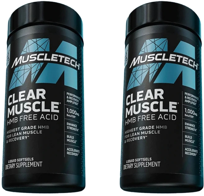 머슬테크 클리어 머슬 HMB 프리 애시드 베타 TOR 1000mg 소프트젤, 42정, 2개 - 쿠팡