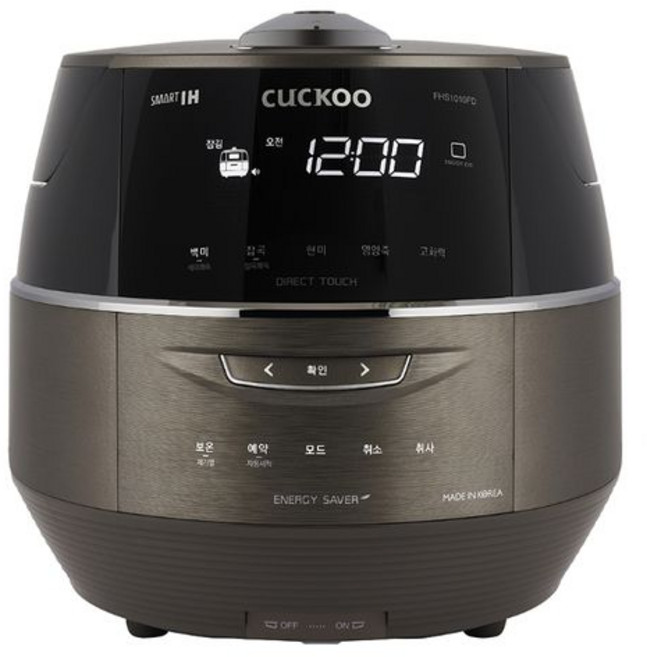 쿠쿠 10인용 IH압력밥솥, 다크실버, CRP-FHS1010FD