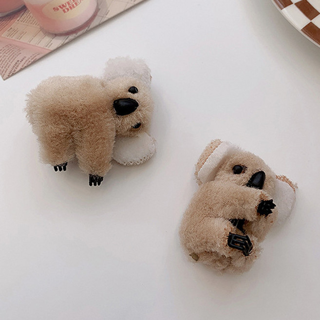 아이루리 귀욤 코알라 미니 인형 집게핀 2set 데일리 포인트 애니멀 헤어 악세사리