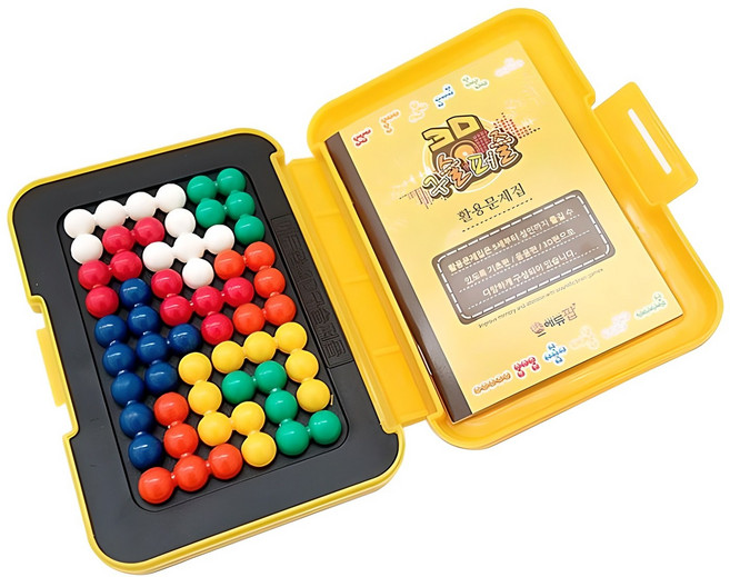 에듀팝 3D 구슬퍼즐 + 활용집, 1개, 12피스