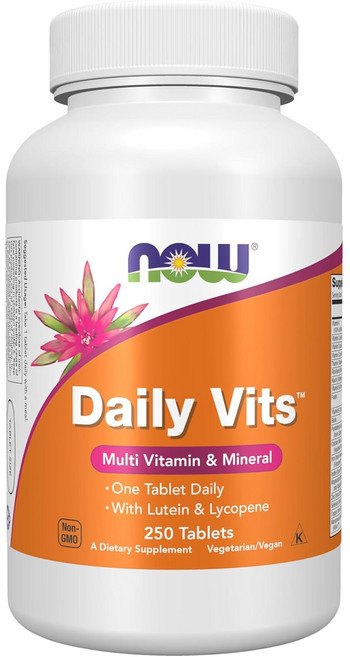 나우푸드 데일리 비츠 멀티비타민 & 미네랄 타블렛, 250정, 1개