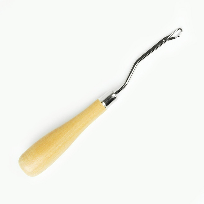 JSTrading 원목 스킬자수 바늘 고급 래치훅 래치후크, 1개