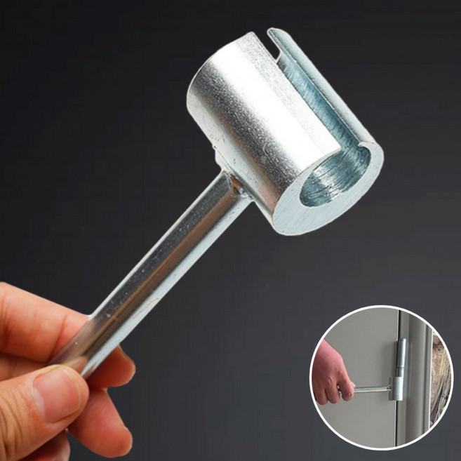 도어 힌지 수리 양용 렌치 문짝 경첩 셀프 교체 도구 인테리어, 1개