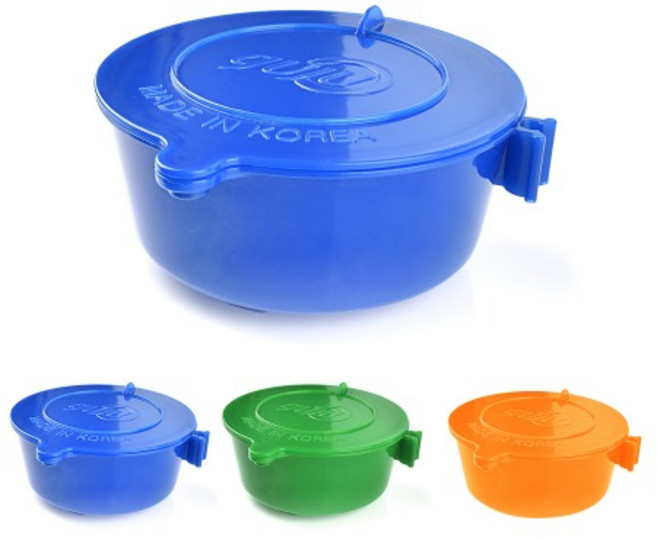 인터맥스 구주 뚜껑있는 떡밥 그릇 의자 거치형, 3개