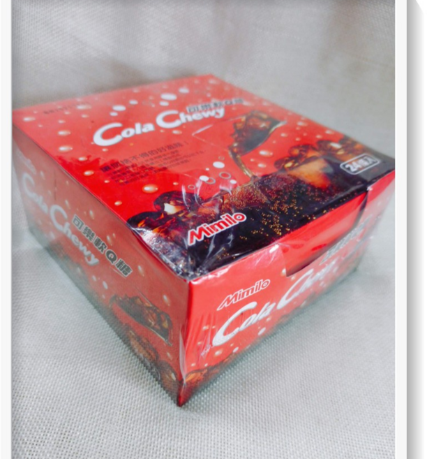 古早味 可樂軟Q糖 24條/盒 懷舊零食 口香糖球, 480g, 1盒