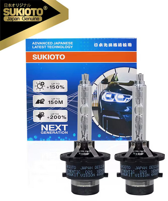 호환 SUKIOTO 일본 D2S 35W 제논 D2R HID 6000K 55W D4S D4R HID 전구 렉서스 ES350 ES300H E46 M3 M5 E39 E60 2 개, [02] 2 PIECES 55W SUKIOTO, [03] 8000 천개, [03] D2R
