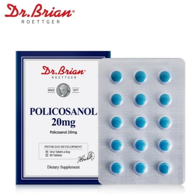 닥터브라이언 사탕수수 폴리코사놀 20mg 90타블렛/ 콜레스테롤/HDL/LDL 90정 1개 - 쿠팡