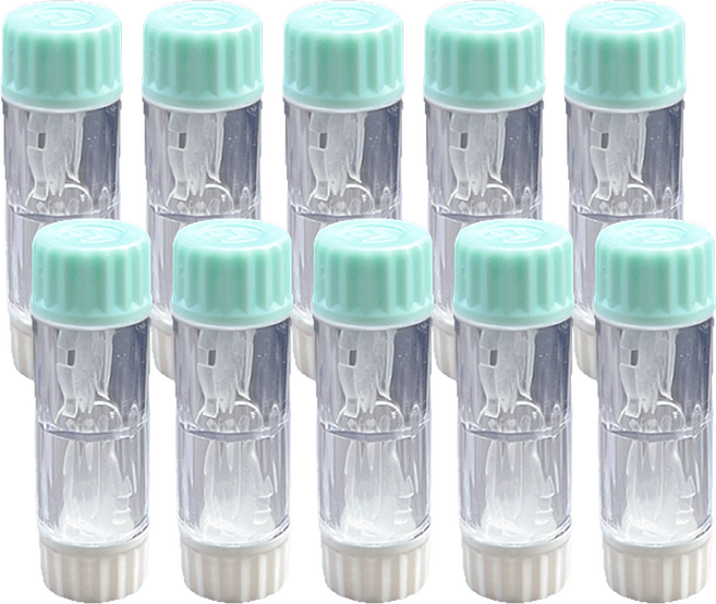 후스니즈 하드렌즈 드림렌즈 케이스 석션 세트, 렌즈케이스, 10개