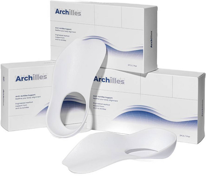 아치킬레스 족저근막염 깔창 아치 기능성 아킬레스건염, 1개