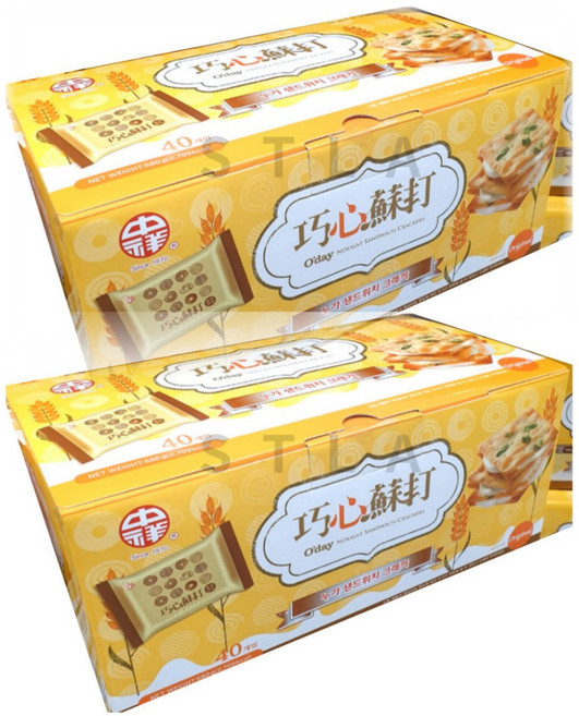 [코스트코] 오데이 누가샌드위치 크래커 435G 30봉, 80개, 14.5g