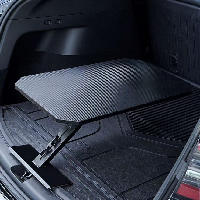 차박 트렁크테이블 스텔스차박 트레이 차량용 테이블 식탁 접이식, 1개