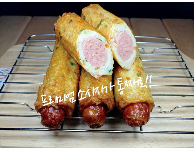 동그랑프리미엄수제핫바 소시지(125g x 10개입) 대용량으로 저렴하게, 10개, 125g