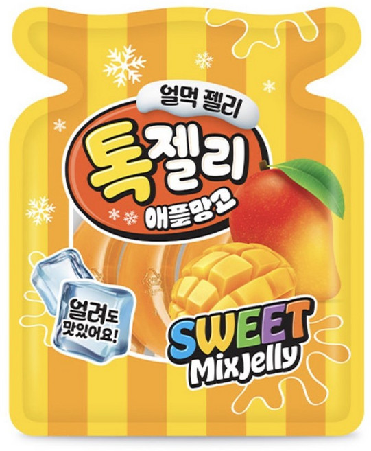 톡젤리 얼먹 애플망고, 6개, 160g