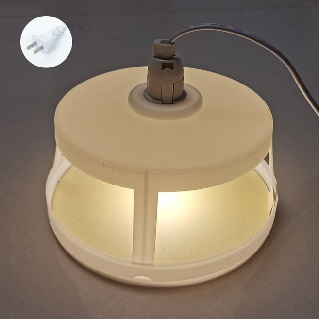 跳蚤誘捕燈 滅蚤神器 捕蟲燈 滅蚊燈 家用滅蟲器 孕婦嬰兒適用, 1個, 電插頭款【含1個220v燈炮+4張粘蟲紙】