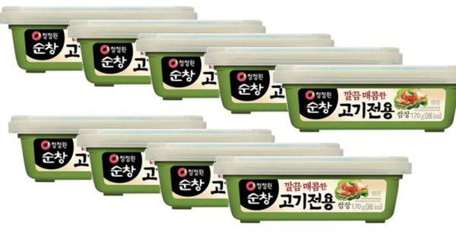 청정원순창 깔끔 매콤한 고기전용 쌈장, 170g, 9개