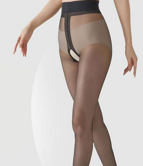 여성 시스루 밑트임 스타킹 Y존 해방 팬티스타킹 원피스스커트 촬영모임 데일리스타킹