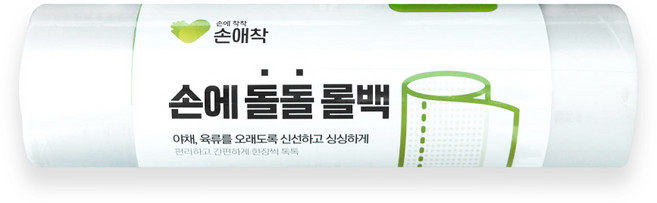 손애착 손에 돌돌 롤백, 중(M), 1개, 500개입