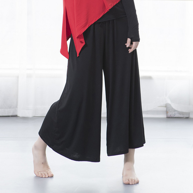 현대무용 와이드 빅사이즈 스판 바지 발레복