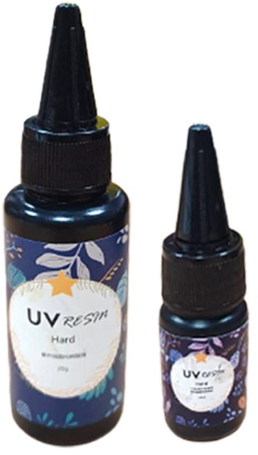 固化透明膠 水晶滴膠 快乾膠 三秒膠 軟膠 水晶膠 滴膠 固態膠 uv膠 uv膠水 透明膠, 1個, UV 固化透明膠 (濃稠款20g)+膠嘴