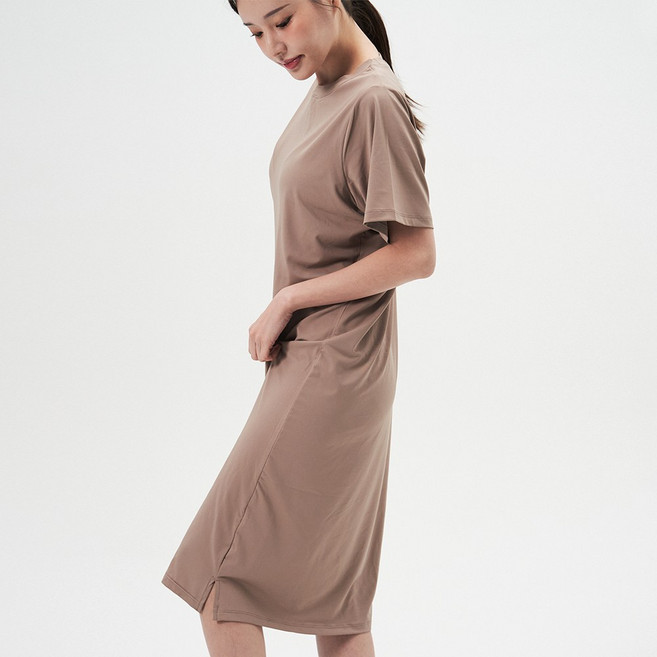 펌핑 여자 기능성 반팔 원피스 루즈핏 국내생산