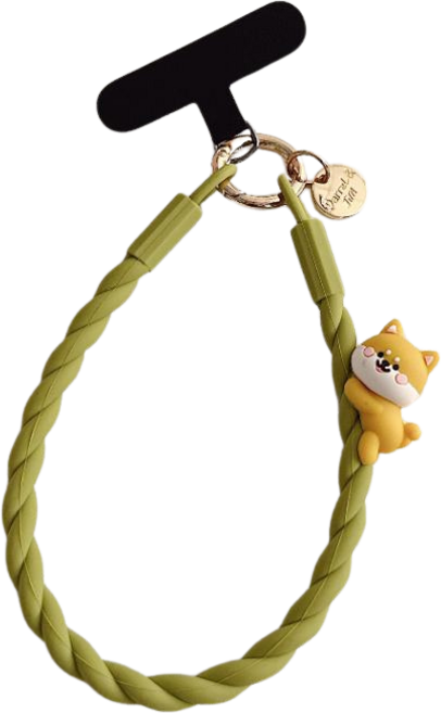 스마트폰 핸드스트랩(동물) 도난방지 DV-4700, 1개, 시바견