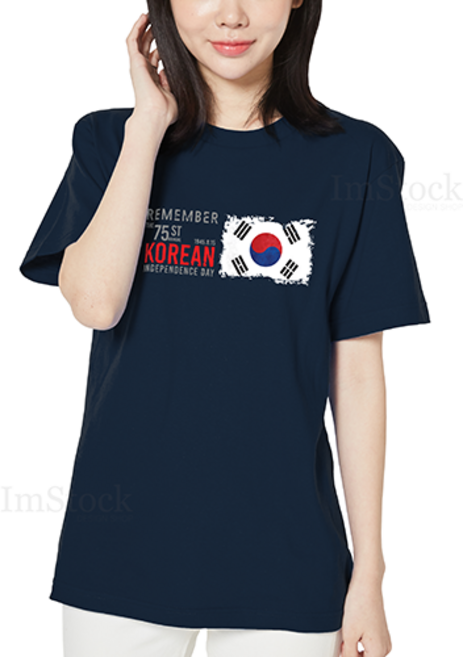 아이엠스톡 110~3XL 8.15 광복절 독립기념일 태극기02 한국 korea 남녀공용